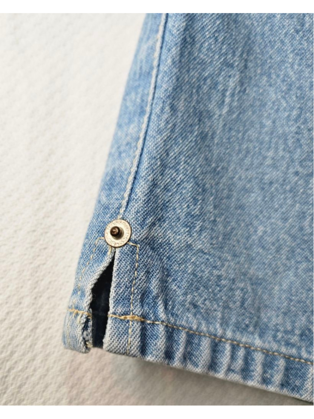 Vintage 90s Bill Blass Denim Shorts Y2K High Rise USA Flag Pocket Mom Jean 6 - Picture 6 of 7